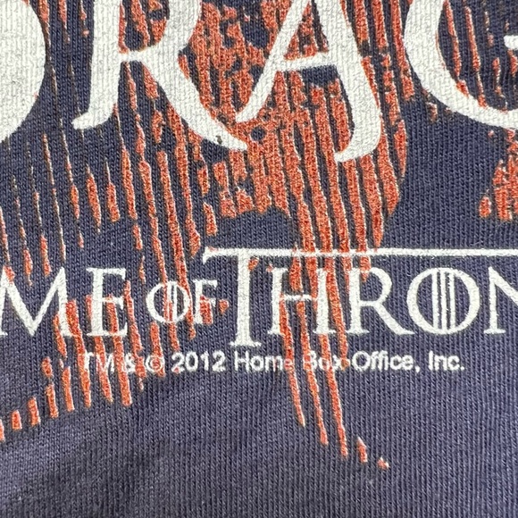 NWOT Bella-Canvas Game of Thrones SS Graphic T-Shirt in Navy Women’s Sz L - Picture 4 of 6